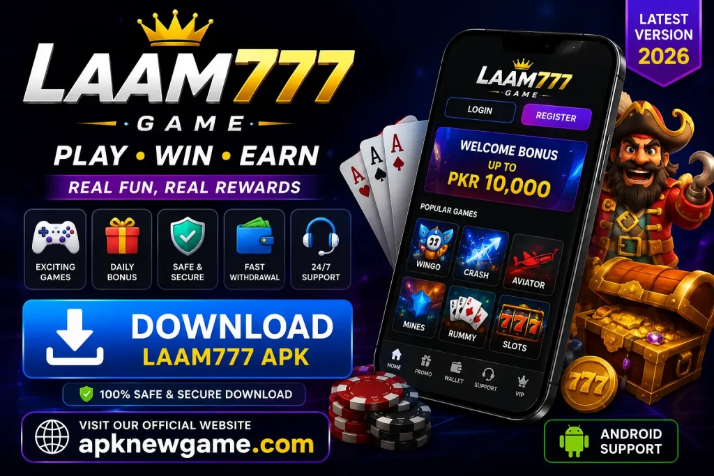 LAAM777 Game APK download 2026 with Android gaming features