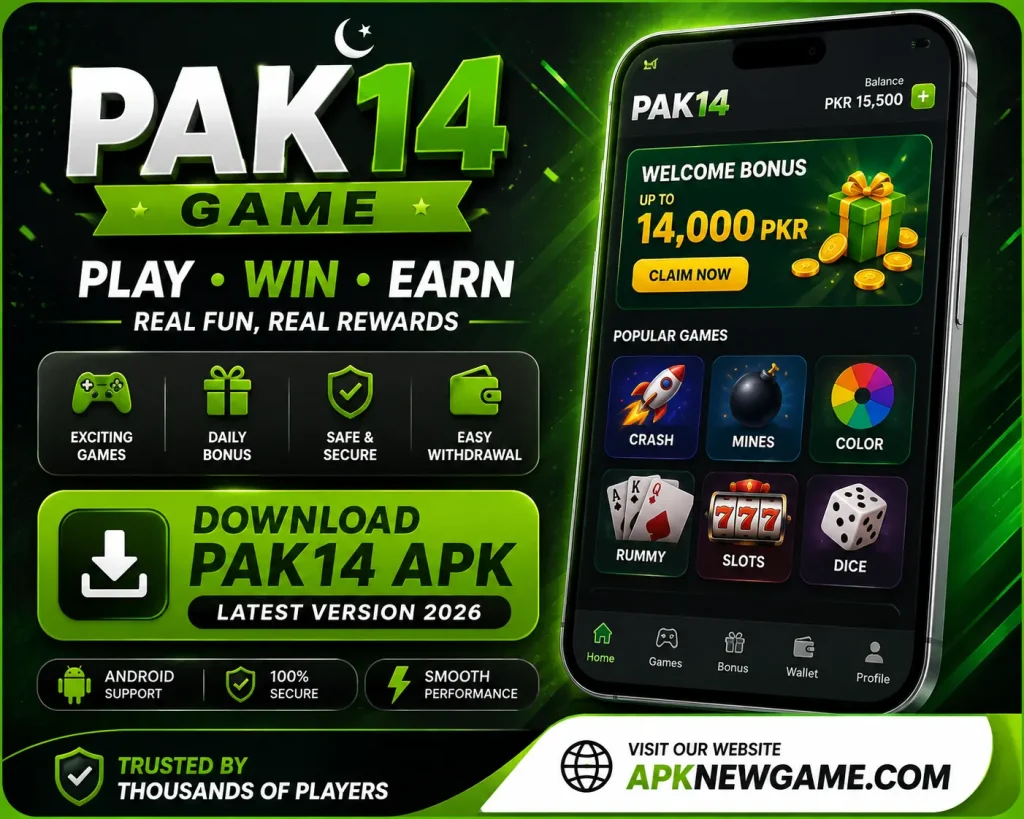 PAK14 Game APK download latest version 2026 for Android