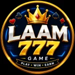 LAAM777 Game profile logo with crown and 777 gaming design