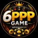 6PPP Game profile picture featuring bold gold 3D “6PPP GAME” text, playing cards, a crown, poker chips, and the website name “apknewgame.com” on a dark black-and-gold background.