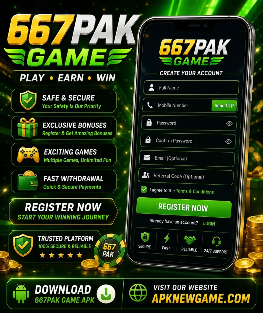 667PAK Game Registration – Register Now and Start Playing