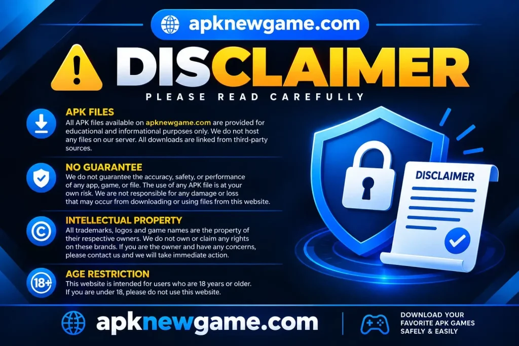 Disclaimer to understand our content, APK information, third-party links, safety guidance, earnings claims, and user responsibilities.