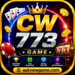 CW 773 Game APK 2026 profile logo with colorful gaming design and apknewgame.com