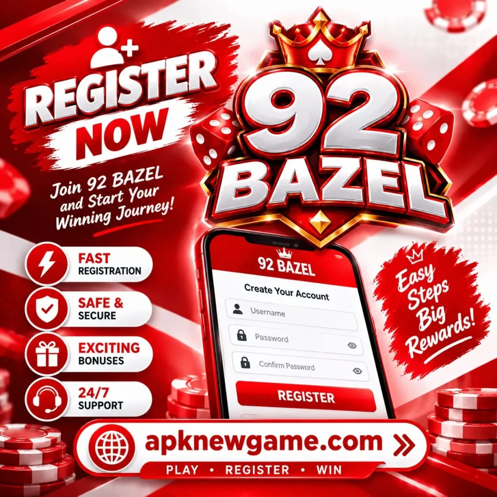92 BAZEL Game registration and sign-up page